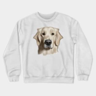 Cute Golden Retriever Drawing Crewneck Sweatshirt